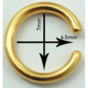 C Bağlantı Halkası Gold - (100Adet)