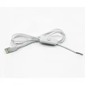 Anahtarlı Usb Kablo 1 Metre Beyaz