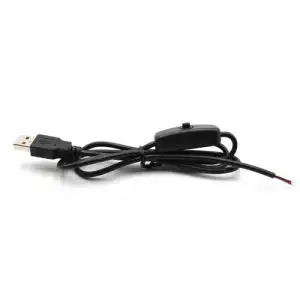 Anahtarlı Usb Kablo 1 Metre Siyah