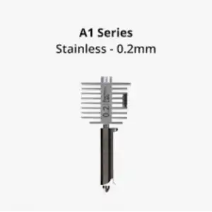 Bambu A1 Hotend with stainless steel nozzle-0.2 mm-Klon