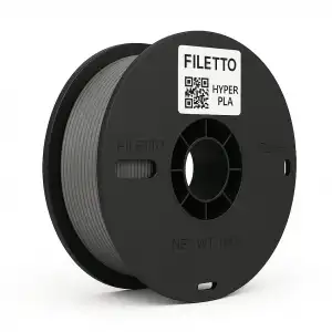 Filetto Hyper PLA+ Filament - Gri - 1.75mm - 1 Kg