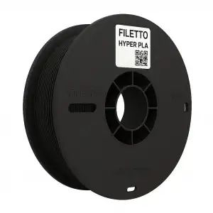 Filetto Hyper PLA+ Filament - Siyah - 1.75mm - 1 Kg