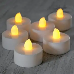 Ledli Yapay Mum (1 Adet)