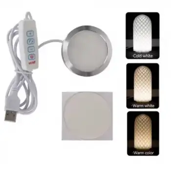 3D Baskı Modeli 5V USB LED Lamba Kiti - Parlaklık Ayarlanabilir