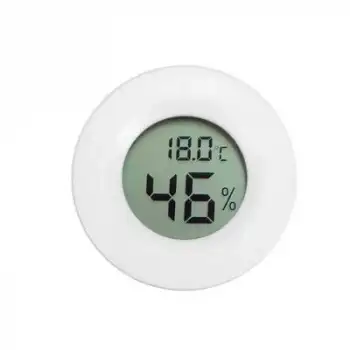 Mini Dijital Termometre - Sıcaklık-Nem Ölçer - Beyaz