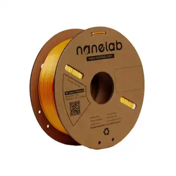 Nanelab Çift Renkli Silk PLA Filament - Altın-Kırmızı - 1.75mm - 1Kg