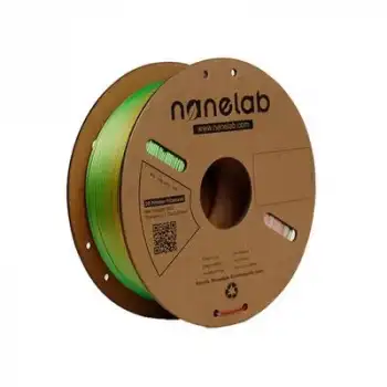 Nanelab Üç Renk Silk PLA Filament - Altın-Yeşil-Gül Kırmızısı - 1.75mm - 1Kg