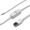 Anahtarlı Usb Kablo 1 Metre Beyaz