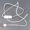 Anahtarlı Usb Kablo 1 Metre Beyaz