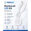 Bambu Lab LED Lamp Kit 001 Uyumlu 3D Baskı LED Lamba Kiti 5v - 1.5 metre USB Kablolu Gün Işığı (Ayarlanabilir Işık Şiddeti)