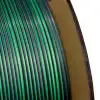 Nanelab Çift Renkli Silk PLA Filament - Siyah-Yeşil - 1.75mm - 1Kg