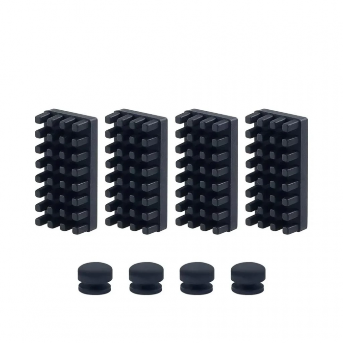 スティックシステムセミナー Snapmaker U1 Nozzle Temizleme Silikonu ve Parking Pad Seti-4 Adet