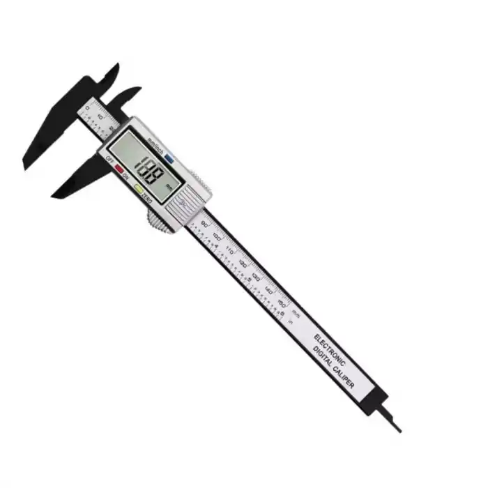 150mm Dijital Karbon Fiber Kumpas - Pil Hediyeli