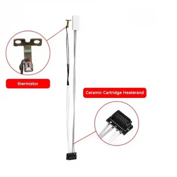 Bambu Lab A1/A1 Mini Seramik Isıtıcı ve Sıcaklık Sensörü- 24V 50W