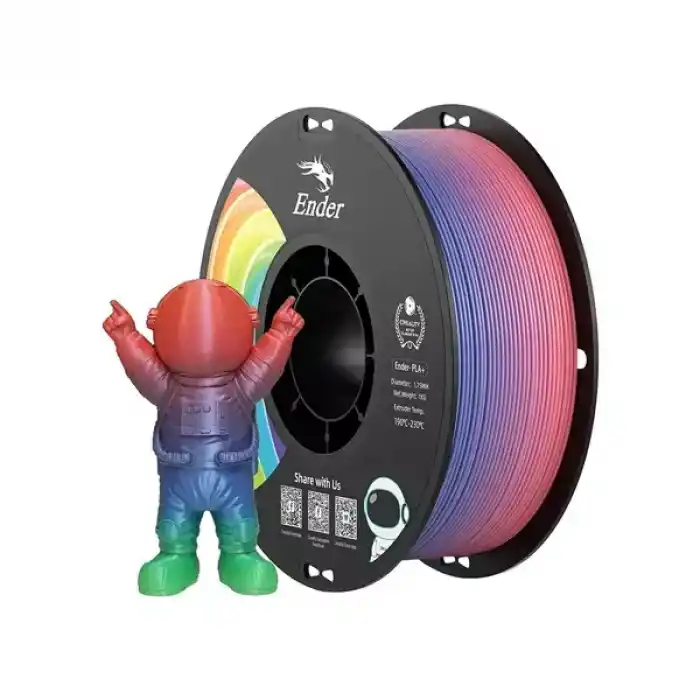 Creality 1.75Mm Ender Rainbow PLA+ Filament 1Kg