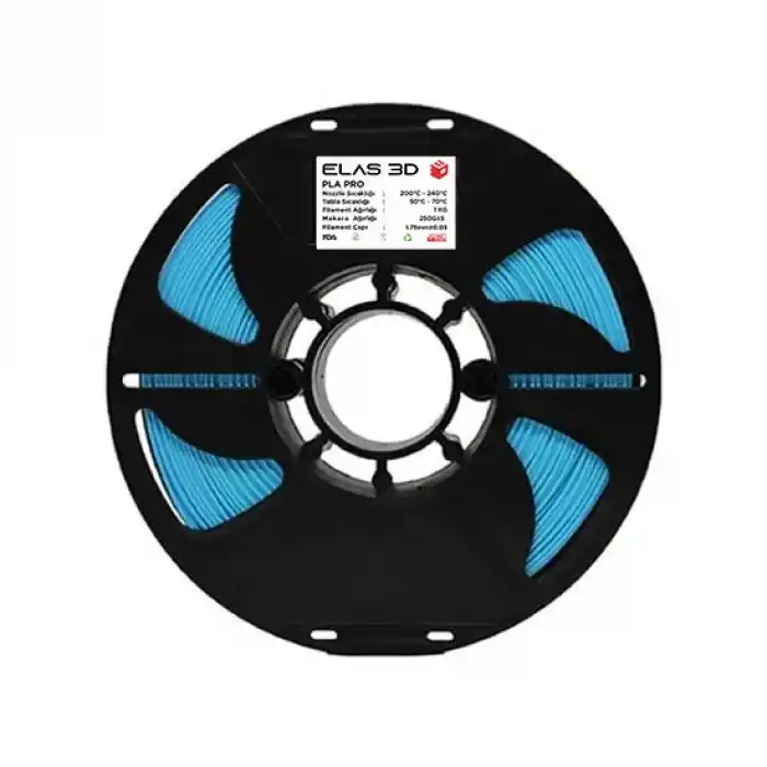 Elas 3D Açık Mavi PLA PRO 1KG Filament