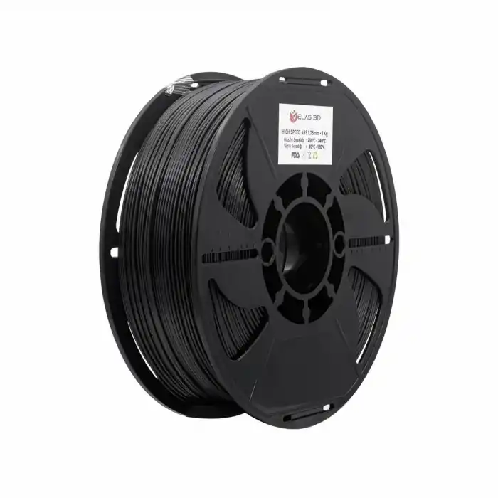 Elas 3D HS Abs Filament Siyah 1.75mm 1kg