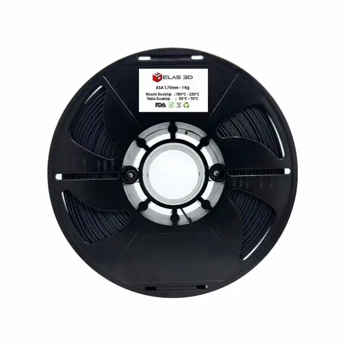 Elas 3D HS ASA Filament Füme 1.75mm 1kg