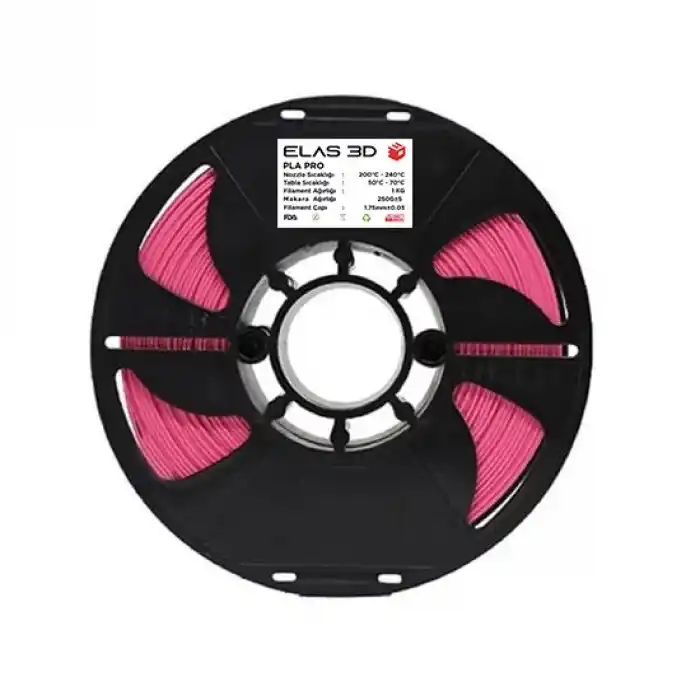 Elas 3D Pembe PLA PRO 1KG Filament