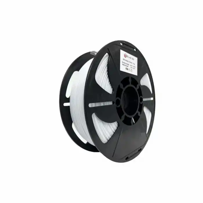 Elas 3D Pet-G Makaralı Filament Beyaz 1.75mm 1kg