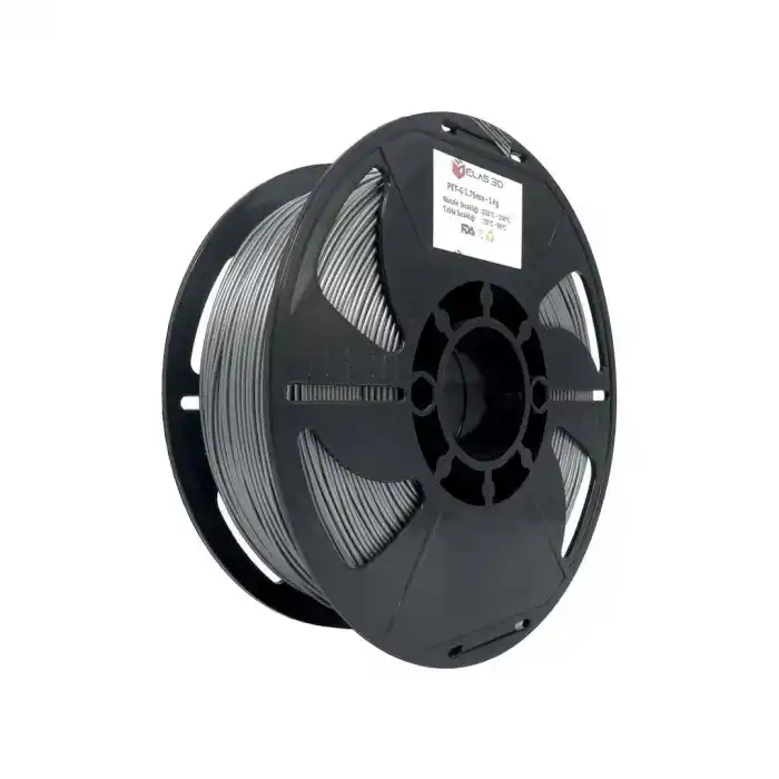 Elas 3D Pet-G Makaralı Filament Gümüş Gri 1.75mm 1kg