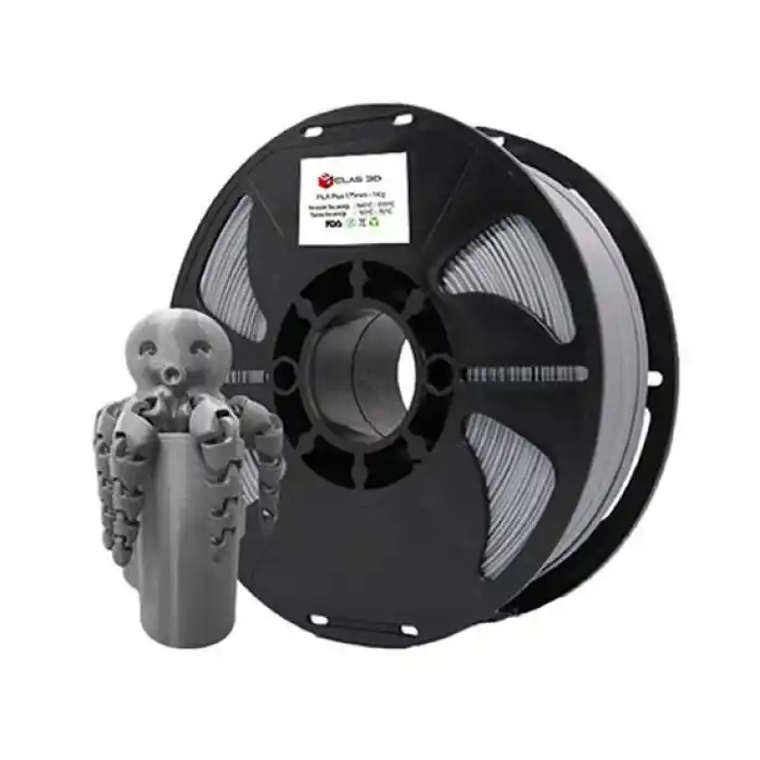 Elas Pla Plus Filament Gri 1.75mm 1kg