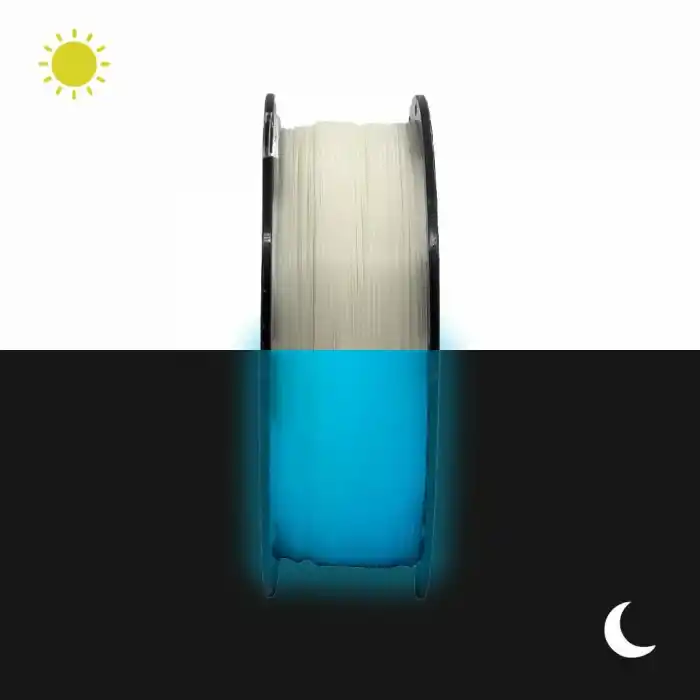 Elas Pla Plus Filament Mavi Glow 1.75mm 1kg