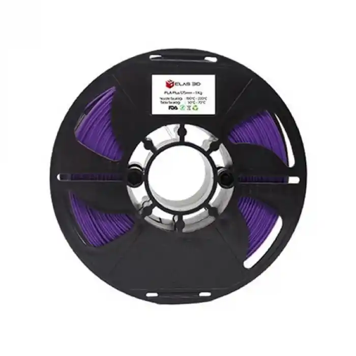 Elas Pla Plus Filament Mor 1.75mm 1kg