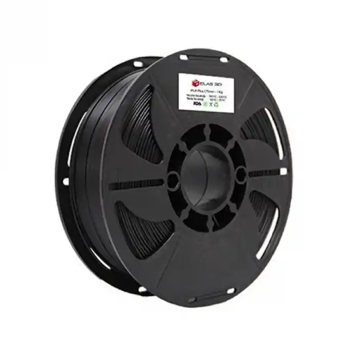Elas Pla Plus Filament Siyah 1.75mm 1kg