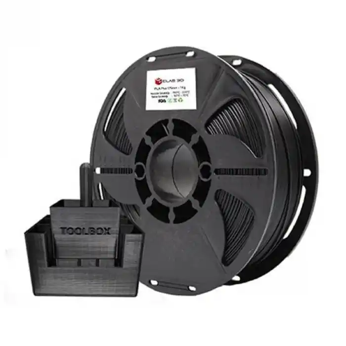 Elas Pla Plus Filament Siyah 1.75mm 1kg