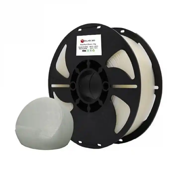 Elas Pla Plus  Filament Şeffaf 1.75mm 1kg