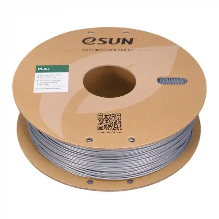 eSUN Pla+ Filament Gümüş 1.75mm 1kg