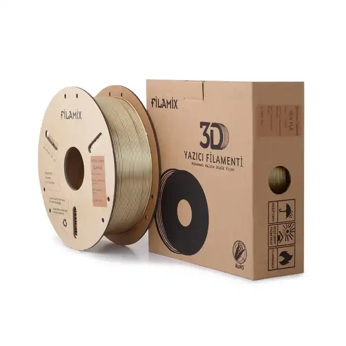 Filamix Silk PLA Filament 1.75mm 1Kg-Bronz
