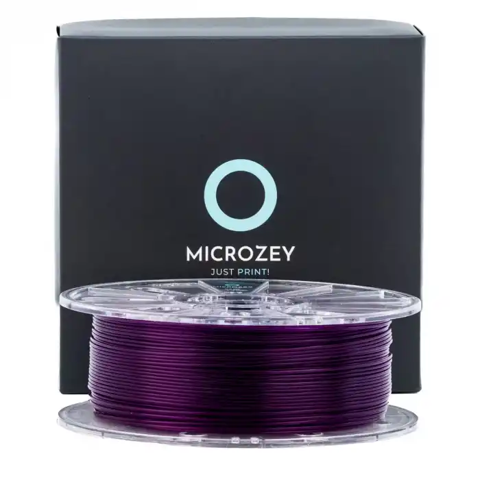 Microzey 1.75 Mm Şeffaf Mor Pla Pro Hyper Speed Filament 1KG