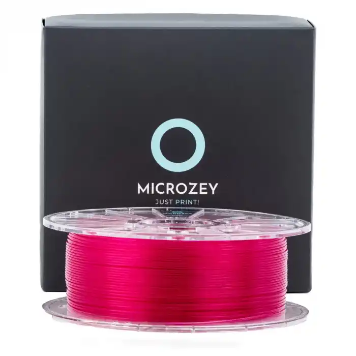 Microzey 1.75 Mm Şeffaf Pembe Pla Pro Hyper Speed Filament 1KG