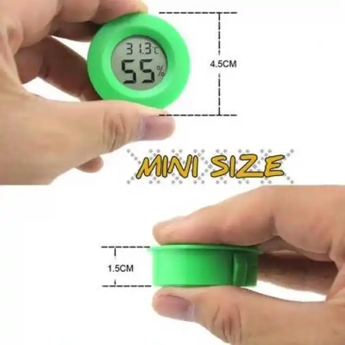 Mini Dijital Termometre - Sıcaklık-Nem Ölçer - Beyaz