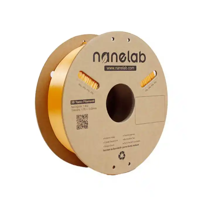 Nanelab Turuncu Silk PLA Filament - 1.75mm - 1Kg
