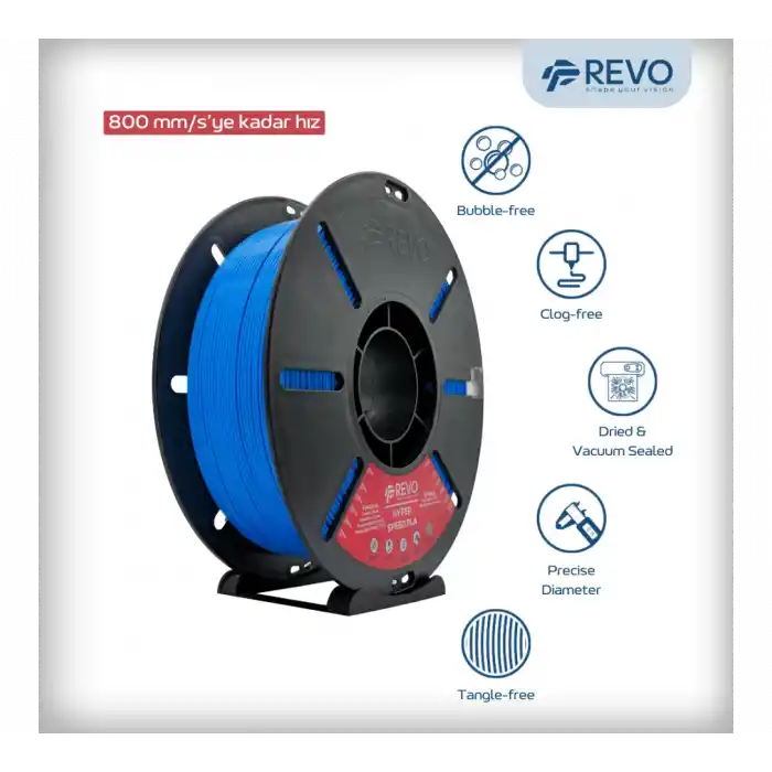 RevoFilament Hyper Pla Filament Mavi 1.75mm 1kg