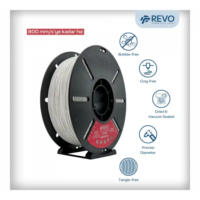 RevoFilament Hyper Pla Filament Mermer 1.75mm 1kg
