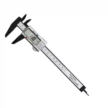 150mm Dijital Karbon Fiber Kumpas - Pil Hediyeli