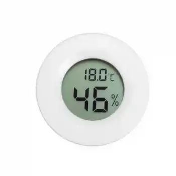 Mini Dijital Termometre - Sıcaklık-Nem Ölçer - Beyaz