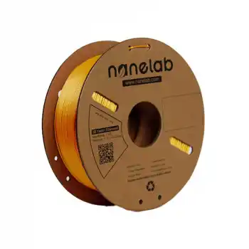 Nanelab Çift Renkli Silk PLA Filament - Altın-Kırmızı - 1.75mm - 1Kg