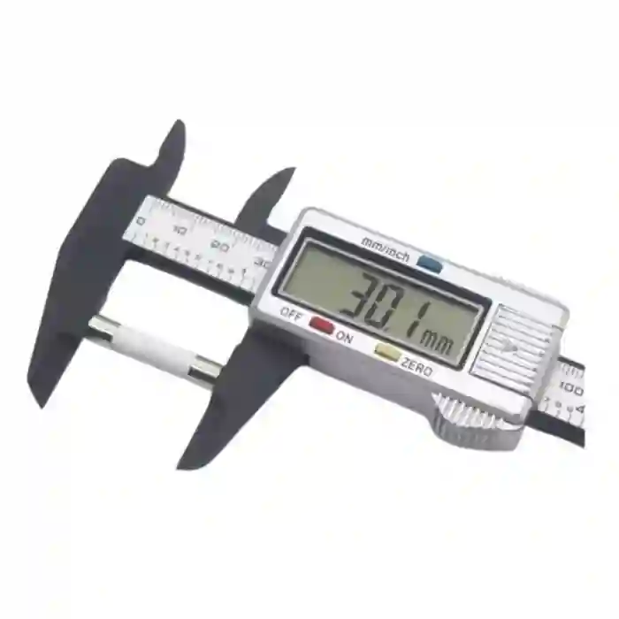 150mm Dijital Karbon Fiber Kumpas - Pil Hediyeli