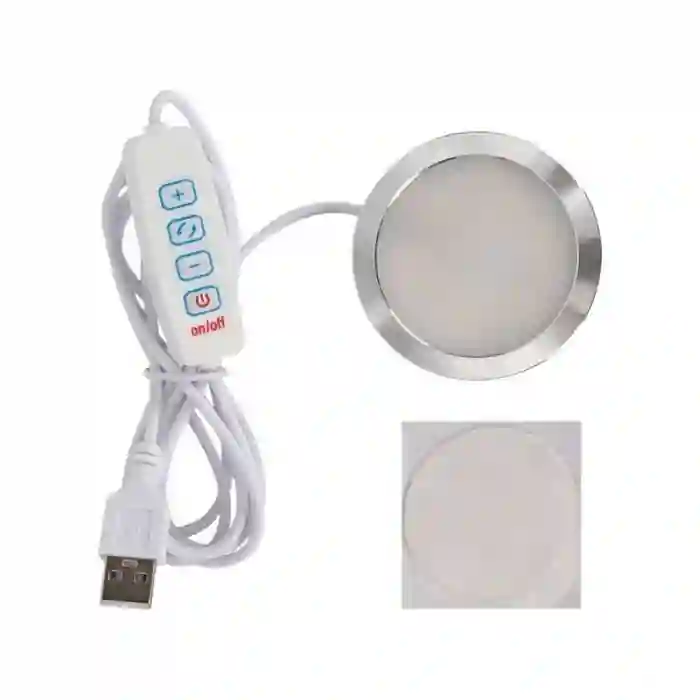 3D Baskı Modeli 5V USB LED Lamba Kiti - Parlaklık Ayarlanabilir