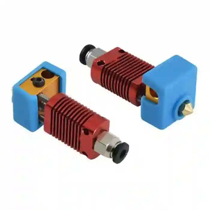 3D Printer Creality CR10/MK8 Hotend/Extruder Seti-Kırmızı-Ender 3/Pro/V2