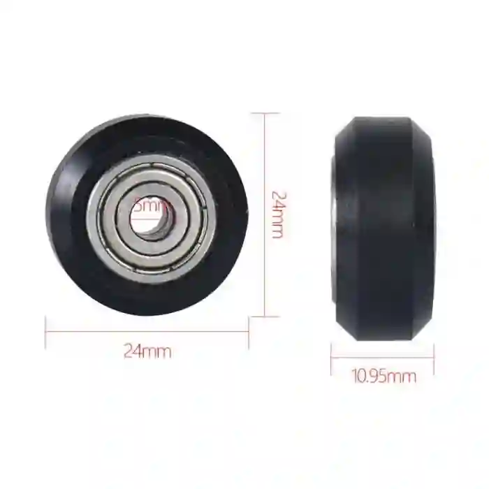 625ZZ Rulmanlı V Slot Tekeri - Ender 3/Pro/V2 Uyumlu