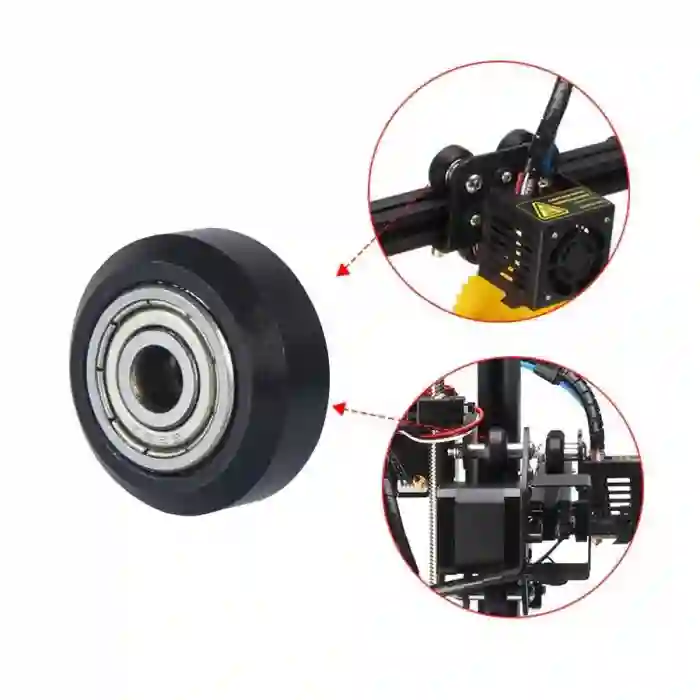 625ZZ Rulmanlı V Slot Tekeri - Ender 3/Pro/V2 Uyumlu