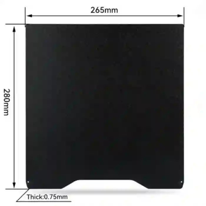 Creality Hi - Hi Combo Pei Tabla - 265x280mm - Çift Taraflı