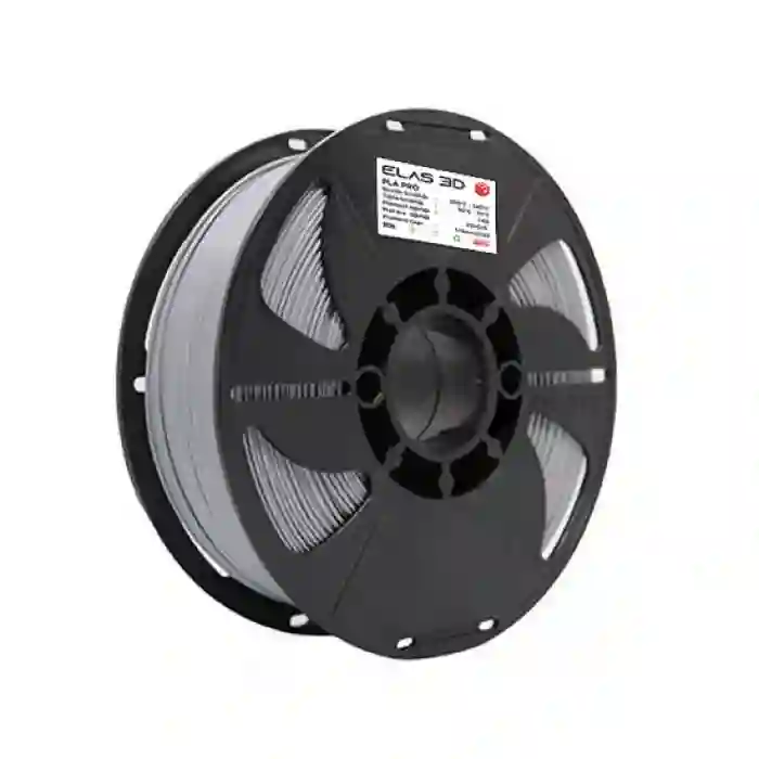 Elas 3D Gümüş Gri PLA PRO 1KG Filament