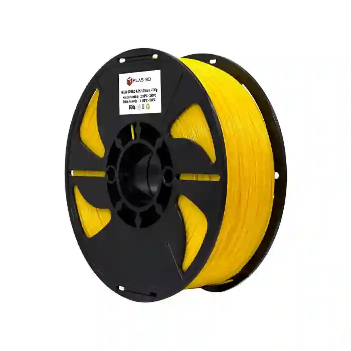 Elas 3D HS Abs Filament Sarı 1.75mm 1kg